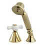 Kingston Brass 1.8 GPM Single Function Hand Shower - Includes Hose Polished Brass