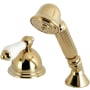 Kingston Brass Vintage 1.8 Single Function Hand Shower and Hose Polished Brass
