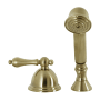 Kingston Brass Vintage 1.8 GPM Single Function Hand Shower - Includes Hose Brushed Brass