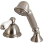 Kingston Brass Vintage 1.8 Single Function Hand Shower and Hose Brushed Nickel