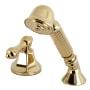 Kingston Brass 1.8 GPM Single Function Hand Shower - Includes Hose Polished Brass