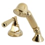 Kingston Brass 1.8 GPM Single Function Hand Shower - Includes Hose Polished Brass