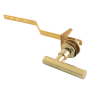 Kingston Brass Manhattan 10-15/16" Front Mount Toilet Tank Lever Polished Brass