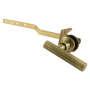 Kingston Brass Manhattan 10-15/16" Front Mount Toilet Tank Lever Antique Brass
