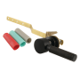 Kingston Brass Kaiser Front Mount Toilet Tank Lever Matte Black