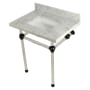 Carrara Marble / Oil Rubbed Bronze