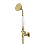 Kingston Brass Victorian 1.8 GPM Single Function Hand Shower - Includes Hose Polished Brass