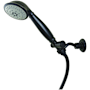 Kingston Brass Showerscape 1.8 GPM Multi Function Hand Shower Package - Includes Hose, Shower Arm Mount, and Shower Arm Diverter Matte Black