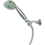 Kingston Brass Showerscape 1.8 GPM Multi Function Hand Shower Package - Includes Hose, Shower Arm Mount, and Shower Arm Diverter Brushed Nickel