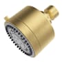 Kingston Brass Vilbosch 1.5 GPM Multi Function Shower Head with 36 Spray Nozzles Brushed Brass
