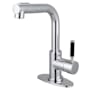 Kingston Brass Kaiser 1.8 GPM Single Hole Pull Out Kitchen Faucet - Includes Escutcheon Polished Chrome