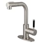 Kingston Brass Kaiser 1.8 GPM Single Hole Pull Out Kitchen Faucet - Includes Escutcheon Brushed Nickel