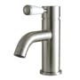 Kingston Brass Paris 1.2 GPM Single Hole Bathroom Faucet with Pop-Up Drain Assembly Brushed Nickel