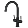 Kingston Brass Concord 1.2 GPM Vessel Single Hole Bathroom Faucet Matte Black