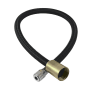 Kingston Brass 20-1/2" Nylon Water Supply Hose Antique Brass