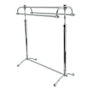 Kingston Brass Warwick 3 Bar U-Shaped Towel Stand Polished Chrome