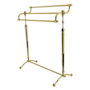 Kingston Brass Warwick 3 Bar Towel Stand Polished Brass