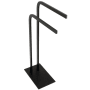 Kingston Brass Edenscape 2 Bar Towel Stand Matte Black