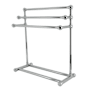 Kingston Brass Maximilien 3 Bar Towel Stand Polished Chrome