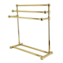 Kingston Brass Maximilien 3 Bar Towel Stand Polished Brass