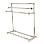 Kingston Brass Maximilien 3 Bar Towel Stand Polished Nickel