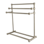Kingston Brass Maximilien 3 Bar Towel Stand Brushed Nickel