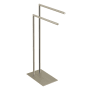 Kingston Brass Edenscape 2 Bar Towel Stand Brushed Nickel
