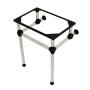 Kingston Brass Templeton 24" Acrylic Wall Mounted Console Legs Matte Black