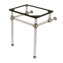 Kingston Brass Templeton 24" Acrylic Wall Mounted Console Legs Brushed Nickel