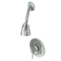 Kingston Brass Shower Only Trim Package with 1.8 GPM Multi Function Shower Head Polished Chrome