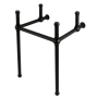 Kingston Brass Kingston Brass VBH211833C Addington Brass Console Sink Legs Matte Black
