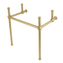 Kingston Brass Kingston Brass VBH281833C Addington Brass Console Sink Legs Brushed Brass