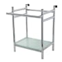 Kingston Brass Sheridan 24" Bathroom Console Only with Glass Shelf Polished Chrome