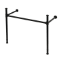 Kingston Brass Fauceture 41" Stainless Steel Console Stand Matte Black