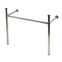 Kingston Brass Fauceture 41" Stainless Steel Console Stand Polished Nickel