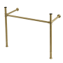 Kingston Brass Fauceture 41" Stainless Steel Console Stand Brushed Brass