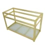 Kingston Brass 49" Wide x 30" High Console Stand Brushed Brass