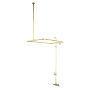 Kingston Brass Vintage Retrofit Shower with Tub Spout Polished Brass