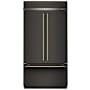 KitchenAid 42 Inch Wide 24.2 Cu. Ft. Energy Star Certified French Door Refrigerator with FreshFlow™ Air Filter and Max Cool Black Ore