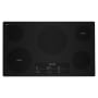 KitchenAid 36 Inch Wide 5 Burner Electric Cooktop with Even Heat Elements Stainless Steel