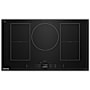 KitchenAid 36 Inch Wide 5 Burner Electric Cooktop with Even-Heat™ Zone and Power Boost Black