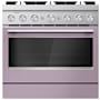 KitchenAid 36 Inch Wide Free Standing, Slide In Dual Fuel Range with Ultra Power™ Dual-Flame Burners and Even-Heat™ True Convection Wildflower