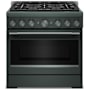 KitchenAid 36 Inch Wide Free Standing, Slide In Gas Range with Ultra Power™ Dual-Flame Burners and Even-Heat™ True Convection Juniper
