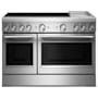 KitchenAid 48 Inch Wide Free Standing, Slide In Induction Range with Air Fry and Even-Heat™ True Convection Stainless Steel
