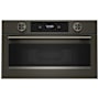 KitchenAid 30 Inch Wide Built In Microwave with Air Fry and Broil Element Black Ore