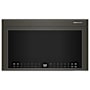 KitchenAid 30 Inch Wide 1.1 Cu. Ft. 950 Watt Over the Range Microwave with Air Fry and Bread Proof Mode Black Ore