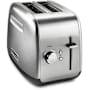 KitchenAid 11-5/16" Inch Wide 2 Slice Countertop Toaster with 5 Settings and Crumb Tray Brushed Stainless