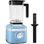KitchenAid 56 Oz. 1200 Watt Countertop Variable Speed Blender with BPA Free Jar and 3 Part Blending System Blue Velvet