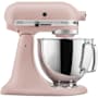 KitchenAid Artisan Series 160 Oz. 325 Watt Stand Mixer with Pouring Shield and 10 Speeds Feather Pink