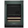 KitchenAid 24 Inch Wide Right Hinge 14 Bottle Capacity Wine and Beverage Cooler with Temperature Monitoring System and Door Alarm Juniper